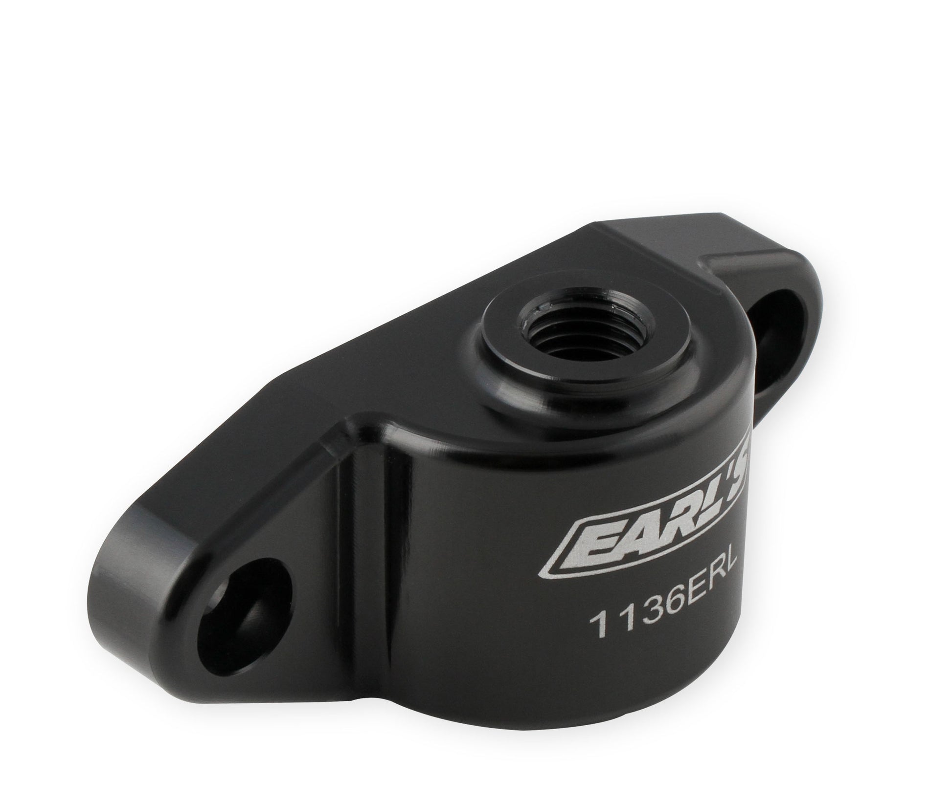 Earl's Oil Cooler Block-Off w/ 12mm x 1.5 Port - Fits Factory Sensor by Earl's Performance