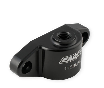 Earl's Oil Cooler Block-Off w/ 12mm x 1.5 Port - Fits Factory Sensor by Earl's Performance