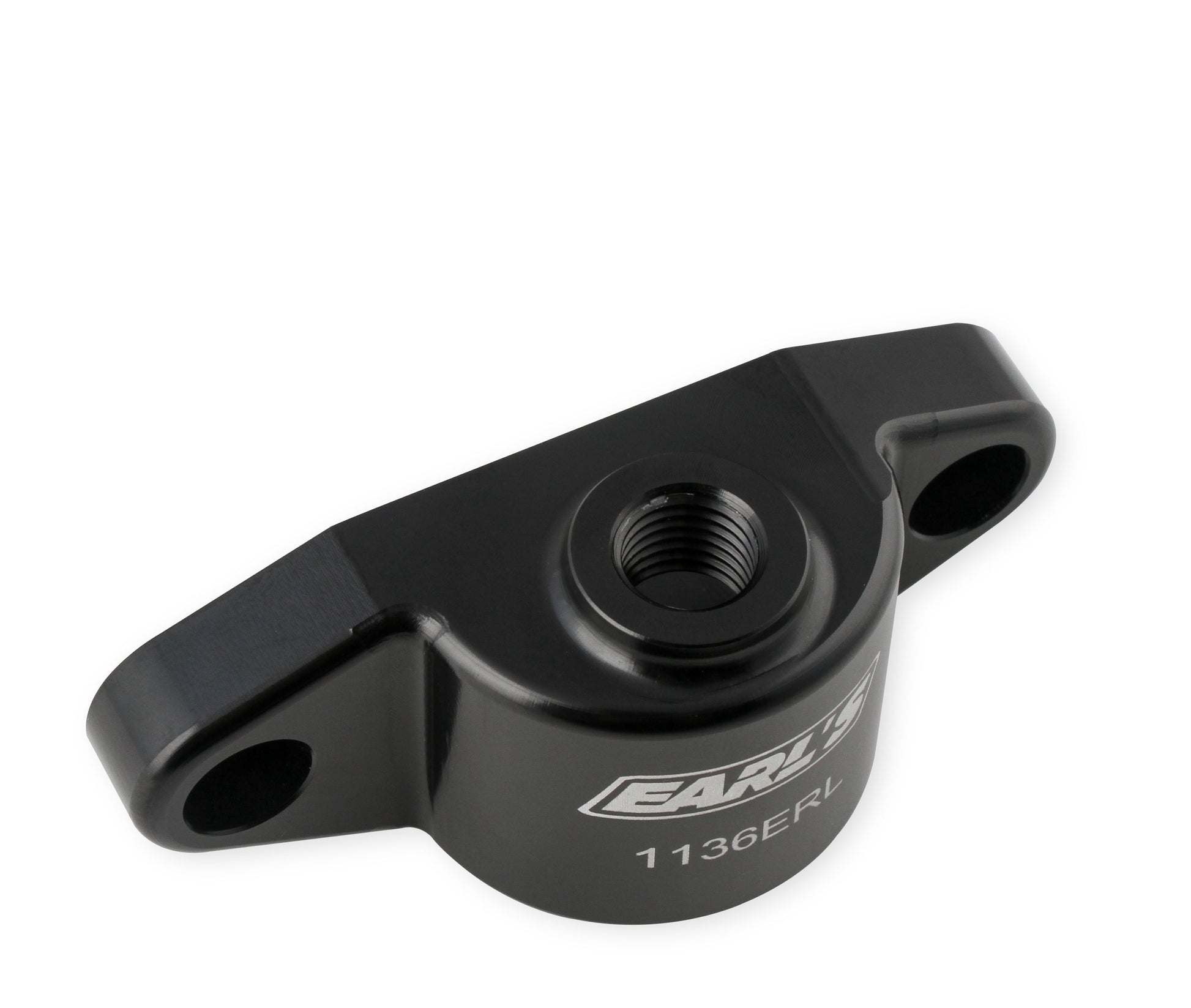 Earl's Oil Cooler Block-Off w/ 12mm x 1.5 Port - Fits Factory Sensor by Earl's Performance