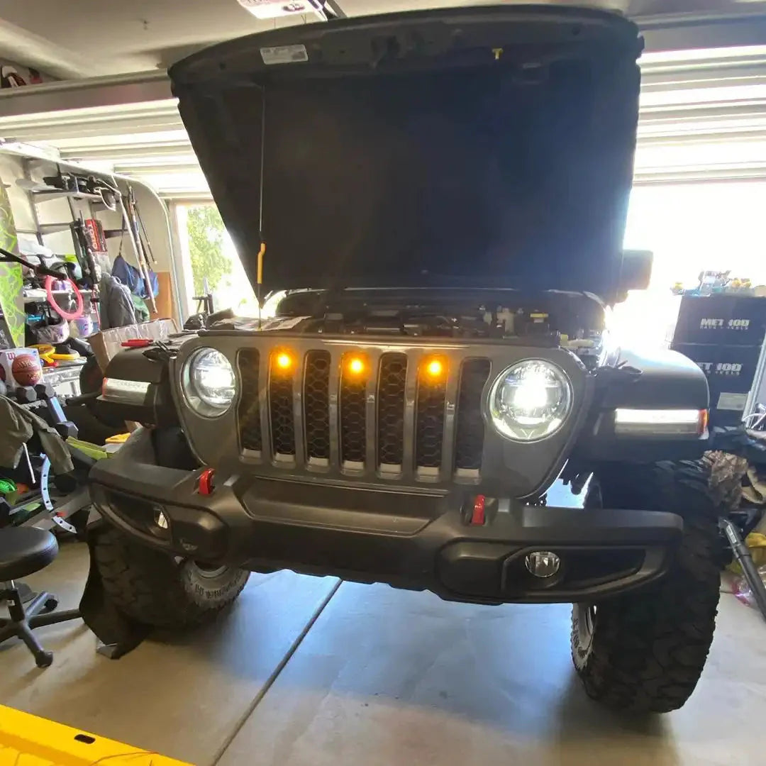 ORACLE Lighting Pre-Runner Style LED Grill Light Kit for Jeep Gladiator JT by ORACLE Lighting