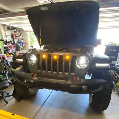 ORACLE Lighting Pre-Runner Style LED Grill Light Kit for Jeep Gladiator JT by ORACLE Lighting