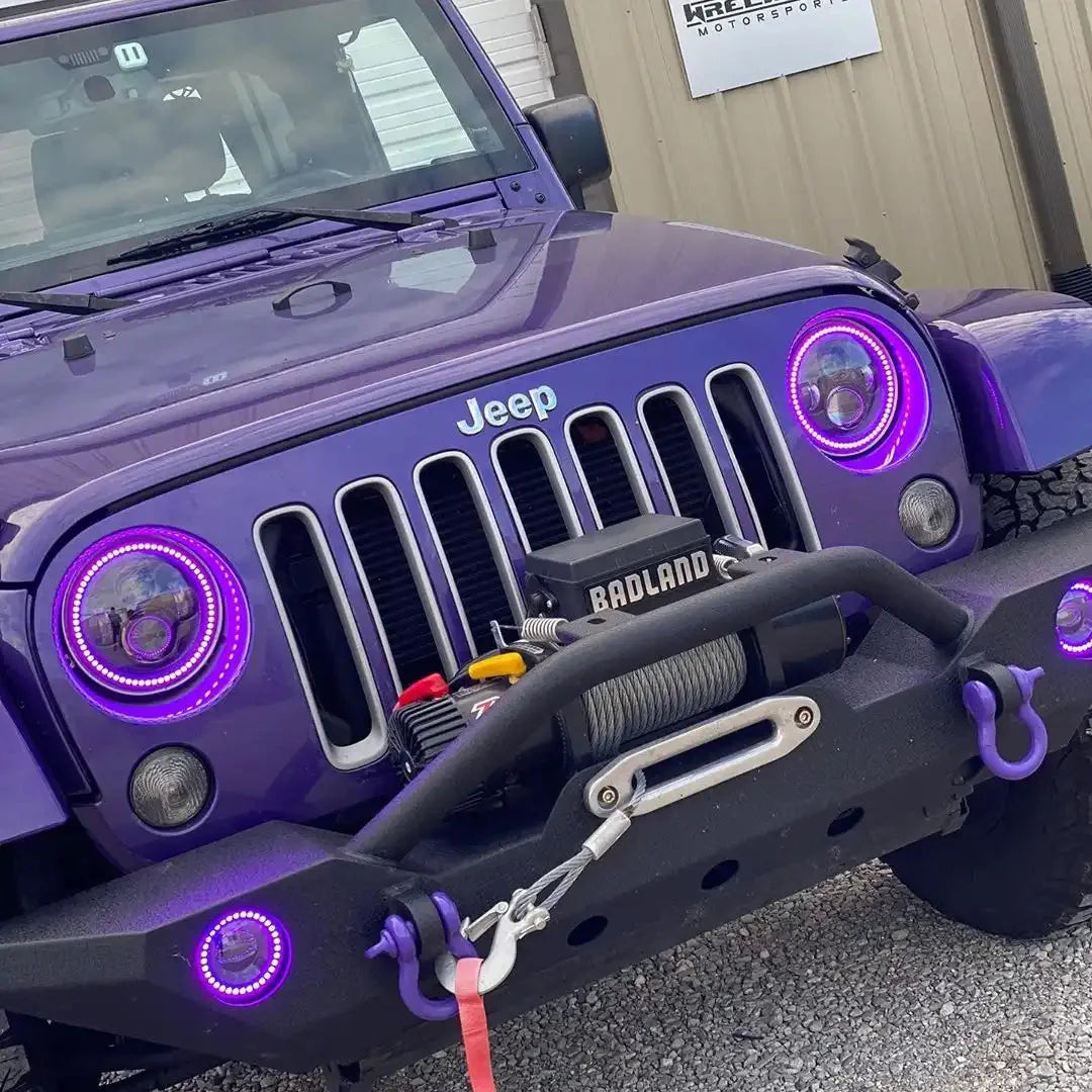 7" High Powered LED Headlights | DOT Certified Sealed Beam Replacement | Jeep Wrangler & Classic Cars by ORACLE Lighting