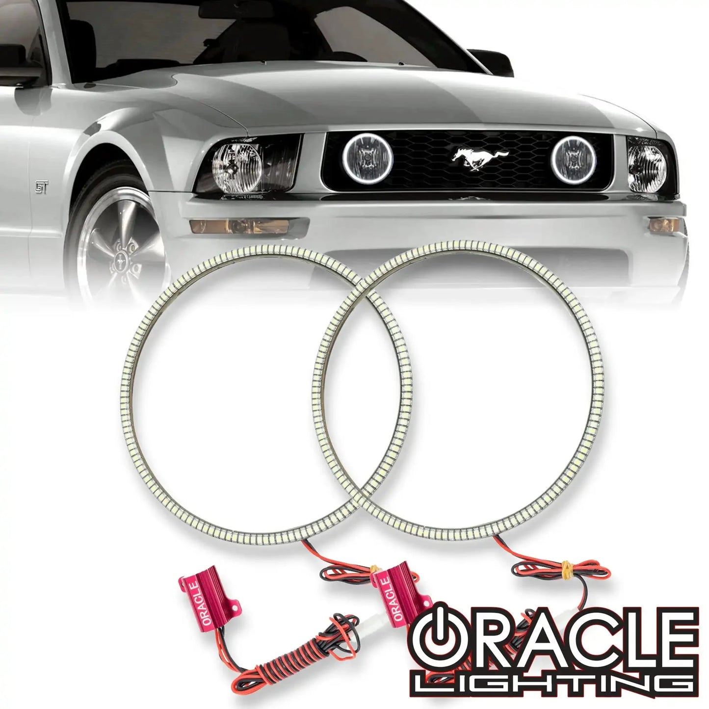 ORACLE Lighting 2005-2009 Ford Mustang GT Grill Fog Light Halo Kit by ORACLE Lighting