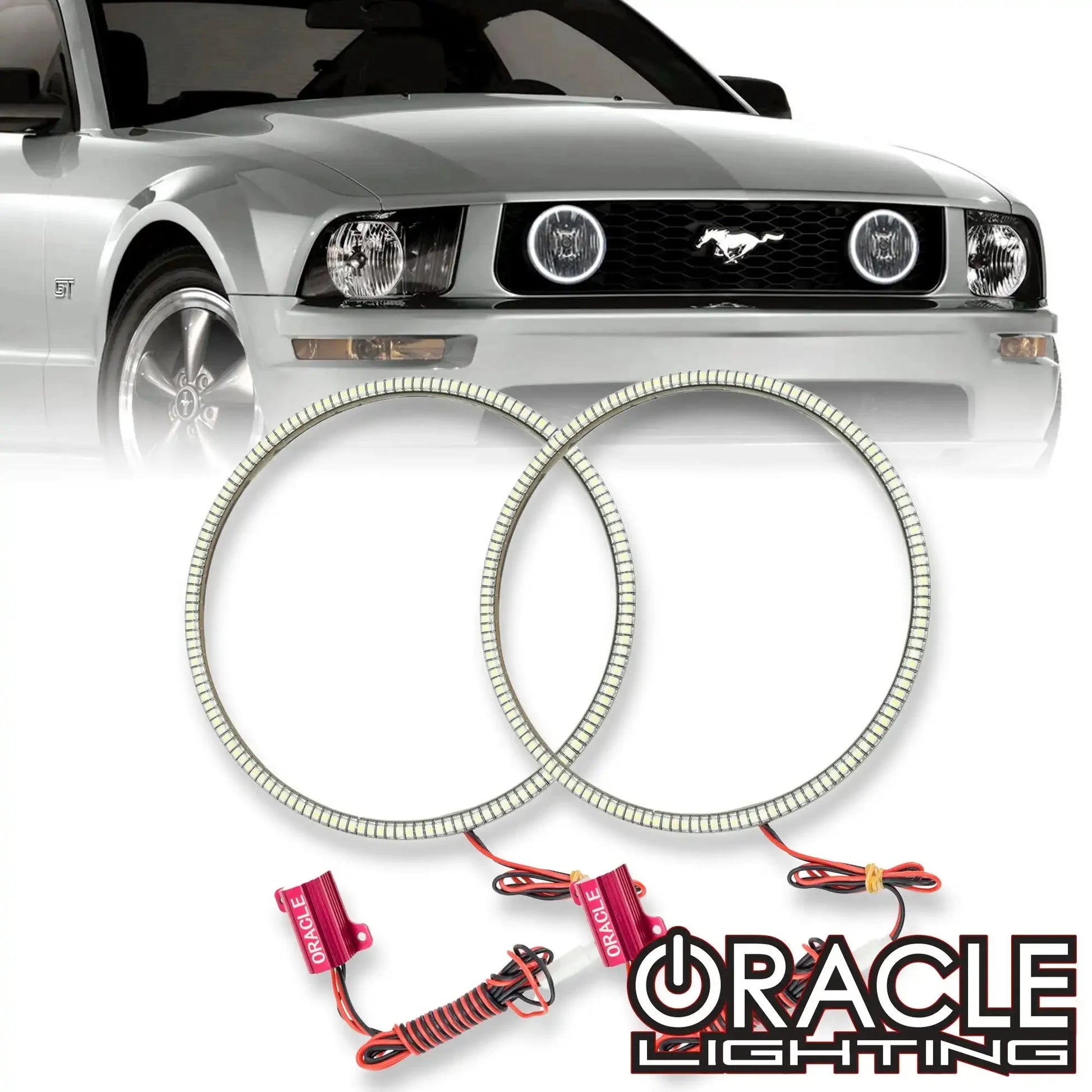 ORACLE Lighting 2005-2009 Ford Mustang GT Grill Fog Light Halo Kit by ORACLE Lighting