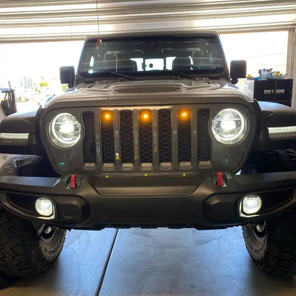 ORACLE Lighting Pre-Runner Style LED Grill Light Kit for Jeep Gladiator JT by ORACLE Lighting