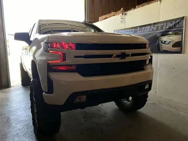 ORACLE Lighting 2019-2022 Chevrolet Silverado 1500 ColorSHIFT RGB+W Headlight DRL Upgrade Kit by ORACLE Lighting