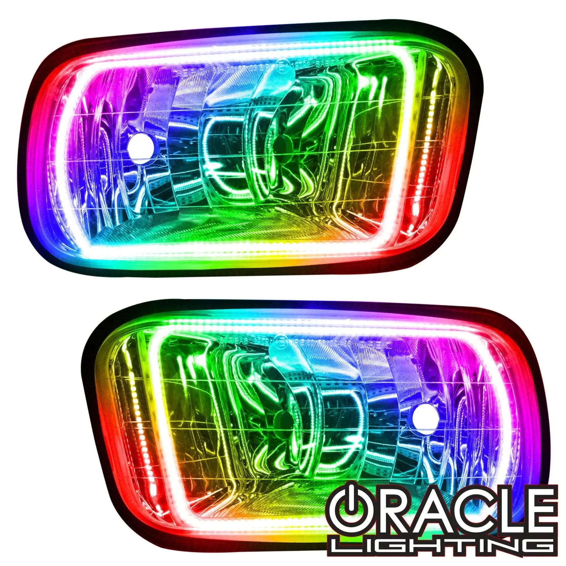 ORACLE Lighting 2009-2015 RAM 1500 ColorSHIFT Surface Mount Fog Light Halo Kit by ORACLE Lighting