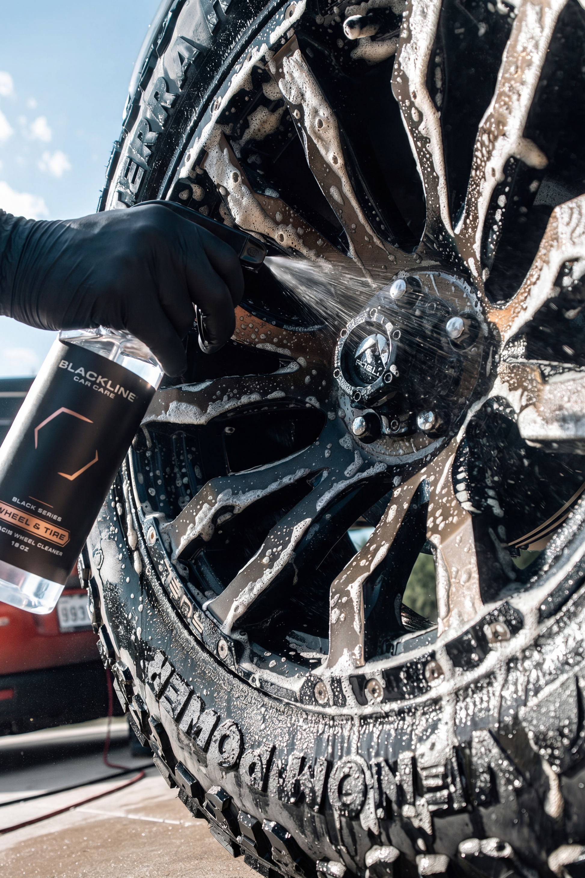BLACKLINE® WHEEL N' TIRE CLEANER by Blackline Car Care