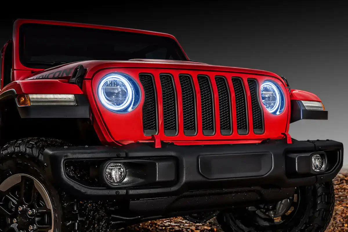 ORACLE Lighting 2020-2025 Jeep Gladiator JT LED Headlight Surface Mount Halo Kit by ORACLE Lighting