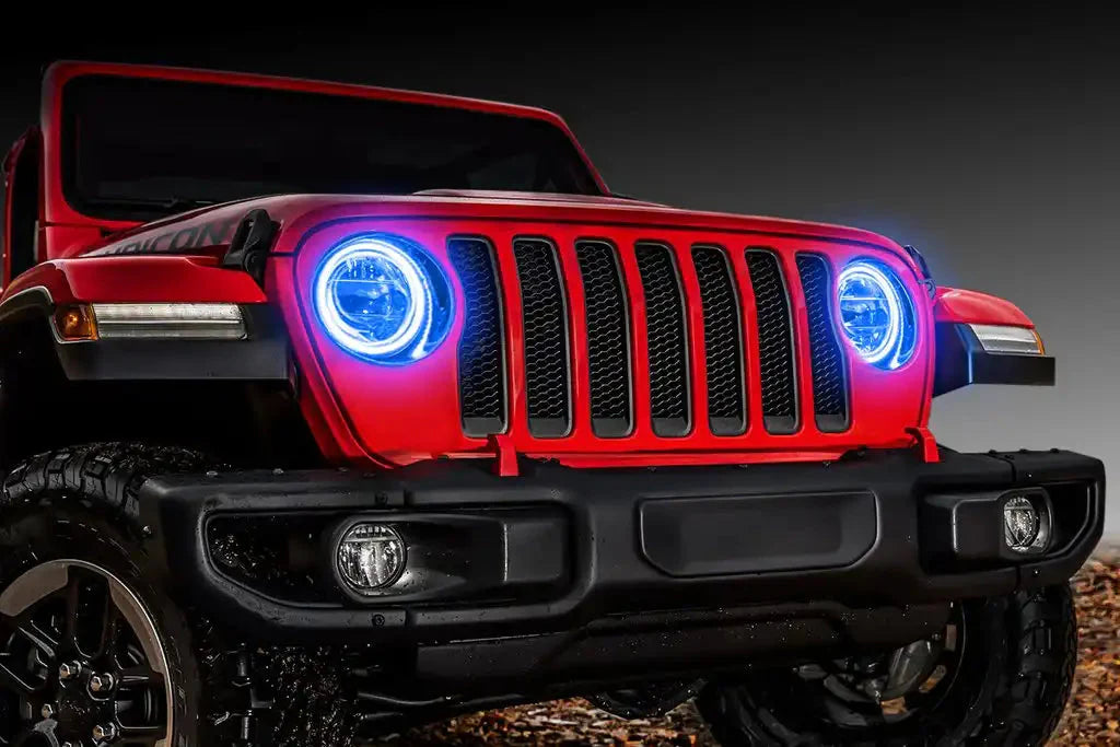 ORACLE Lighting Jeep Gladiator JT ColorSHIFT RGB+W Headlight DRL Upgrade Kit by ORACLE Lighting
