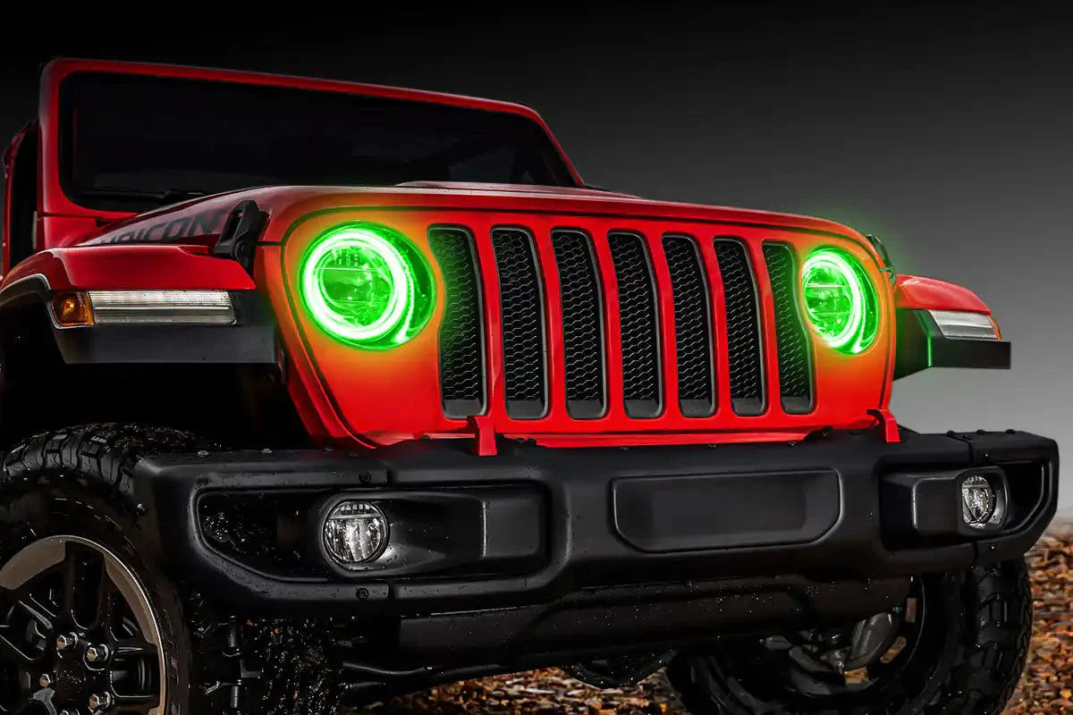 ORACLE Lighting 2020-2025 Jeep Gladiator JT LED Headlight Surface Mount Halo Kit by ORACLE Lighting