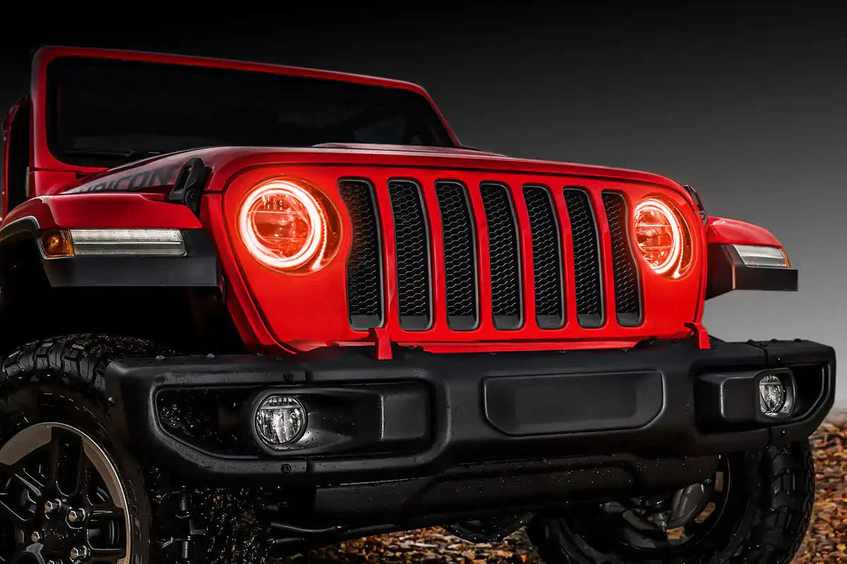 ORACLE Lighting 2020-2025 Jeep Gladiator JT LED Headlight Surface Mount Halo Kit by ORACLE Lighting