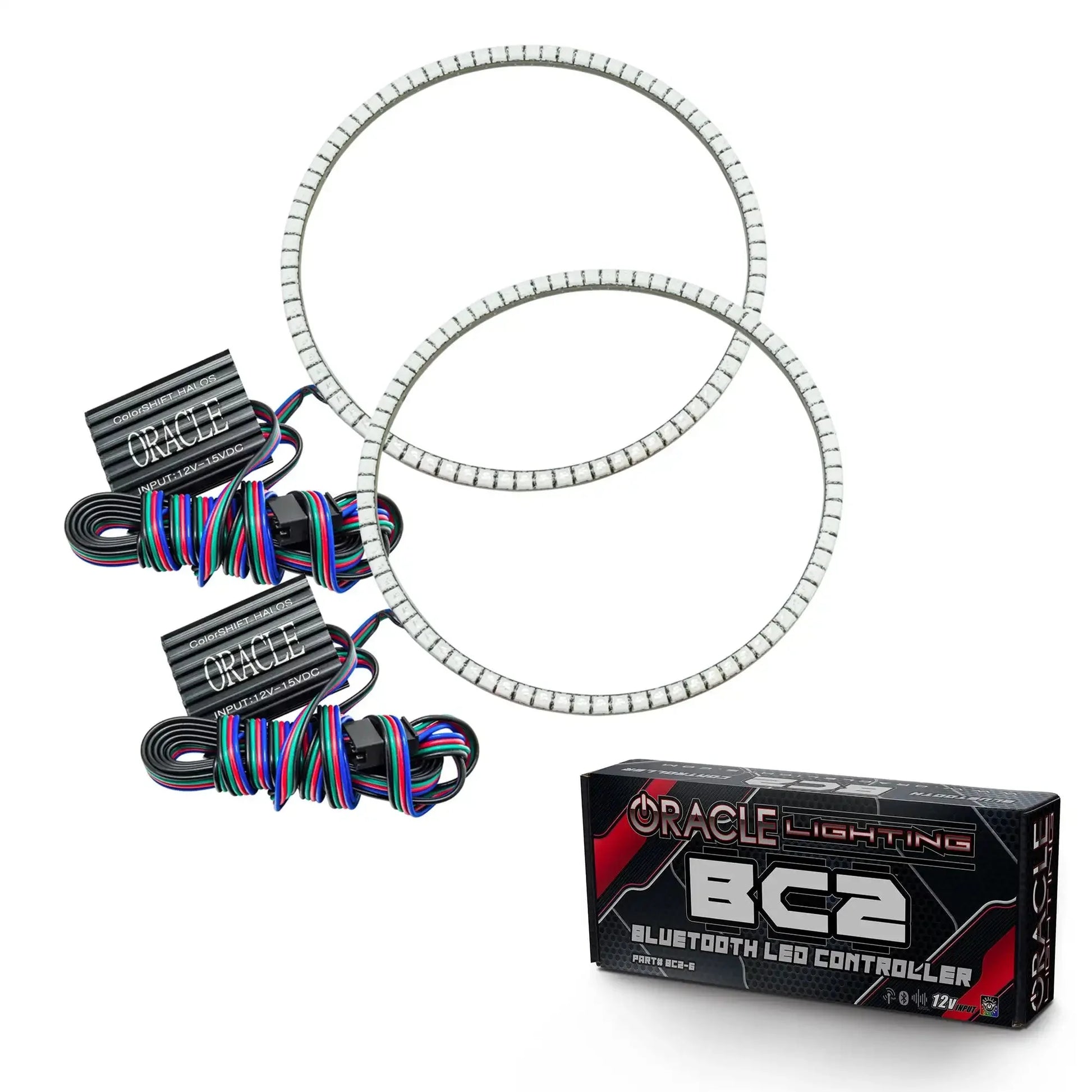 ORACLE Lighting 2020-2025 Jeep Gladiator JT LED Headlight Surface Mount Halo Kit by ORACLE Lighting