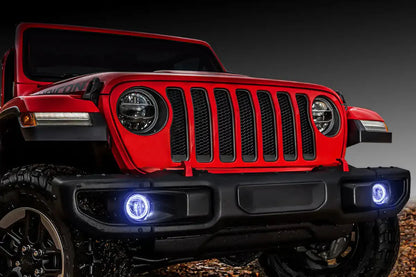 ORACLE Lighting 2018-2025 Jeep Wrangler JL LED Surface Mount Fog Light Halo Kit by ORACLE Lighting