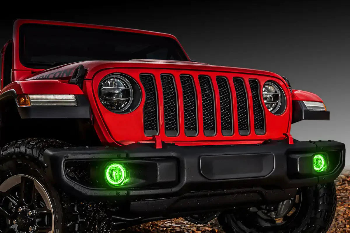 ORACLE Lighting 2020-2025 Jeep Gladiator JT LED Surface Mount Fog Light Halo Kit by ORACLE Lighting
