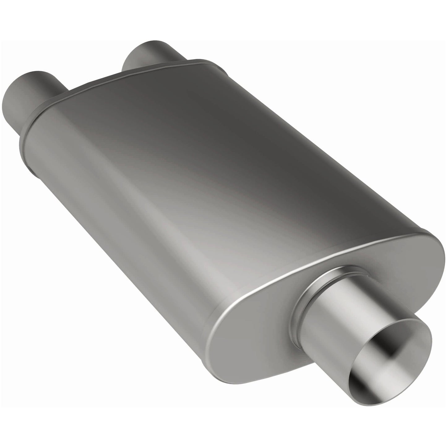 Straight-Through Performance Muffler; 3/2.5in. Center/Dual; 5x14x8 Body by MagnaFlow Exhaust Products