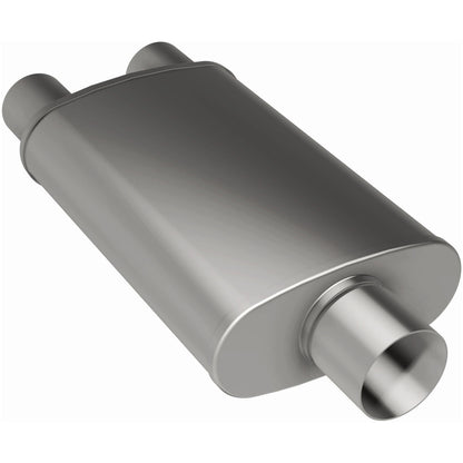 Straight-Through Performance Muffler; 3/2.5in. Center/Dual; 5x14x8 Body by MagnaFlow Exhaust Products