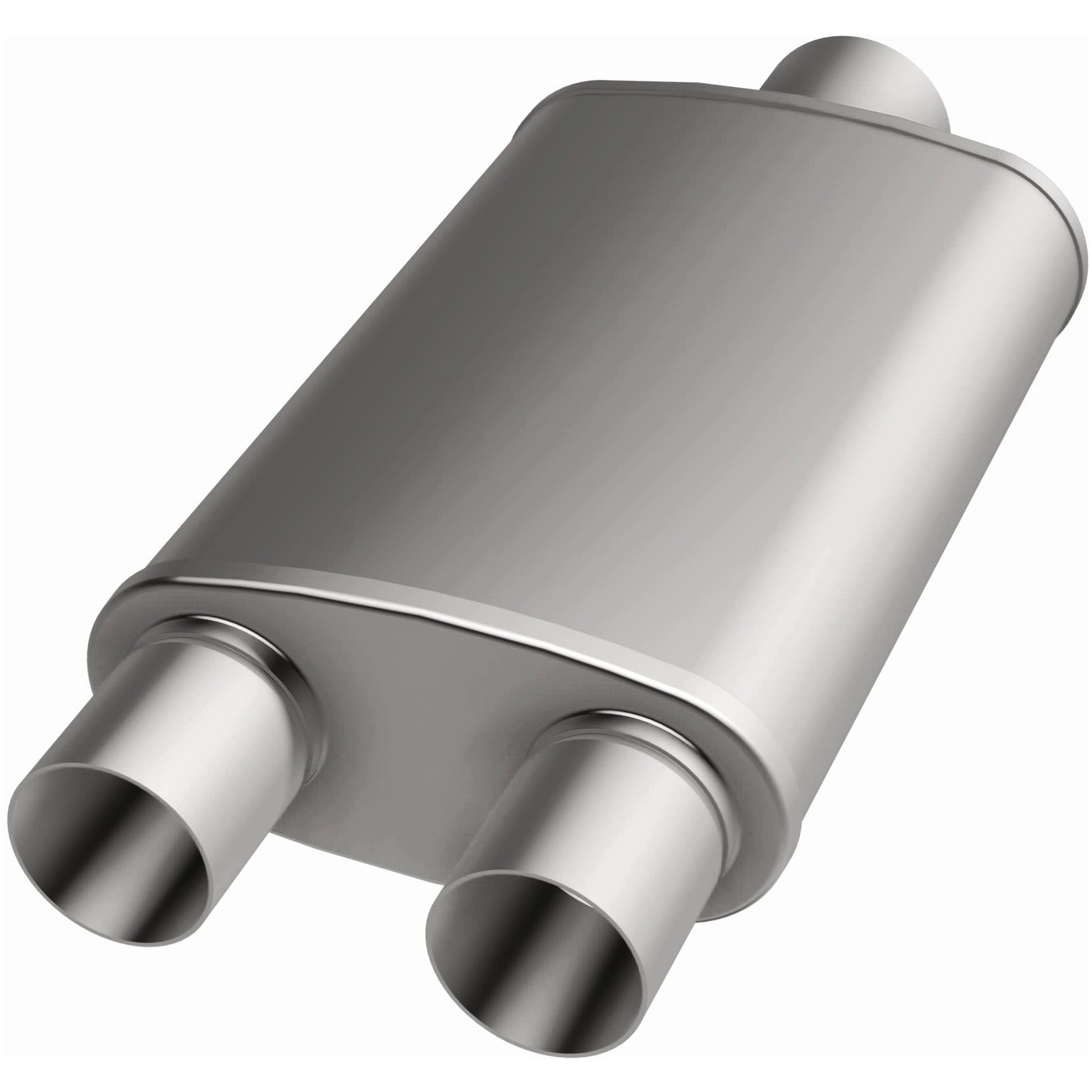 Straight-Through Performance Muffler; 3/2.5in. Center/Dual; 5x14x8 Body by MagnaFlow Exhaust Products