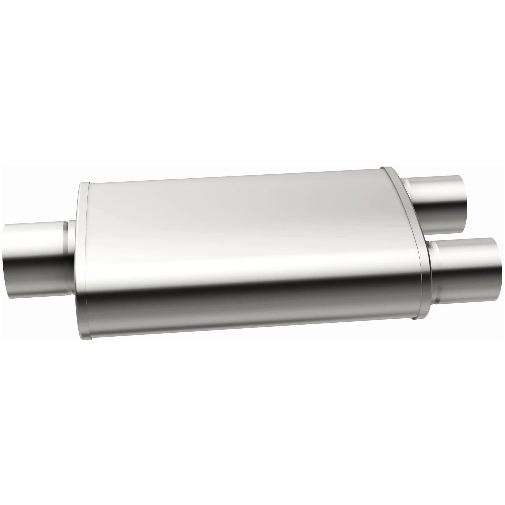 Straight-Through Performance Muffler; 3/2.5in. Center/Dual; 5x14x8 Body by MagnaFlow Exhaust Products