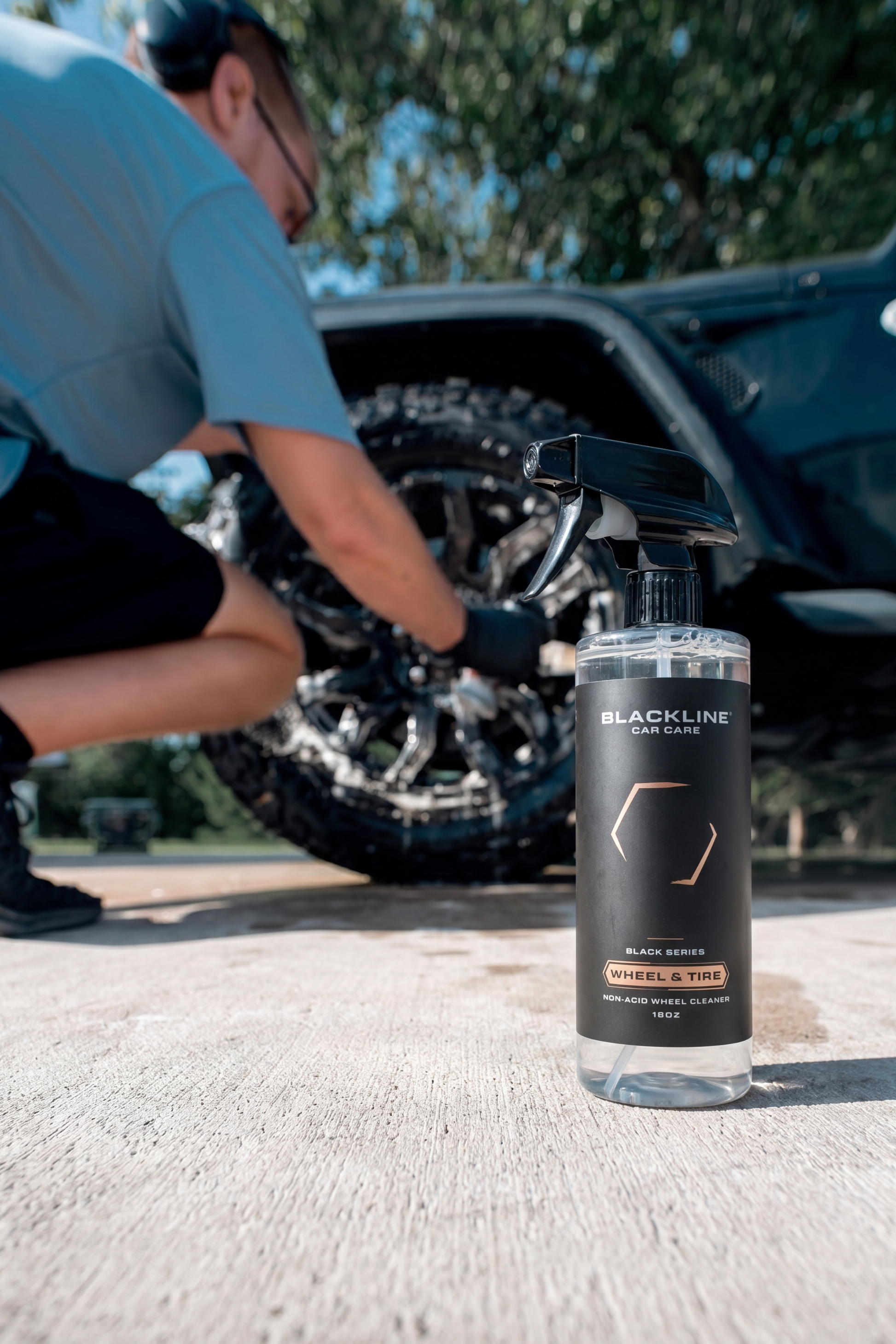 BLACKLINE® WHEEL N' TIRE CLEANER by Blackline Car Care