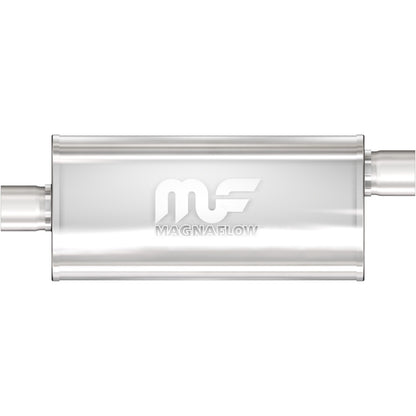 Straight-Through Performance Muffler; 2.25in. Offset/Center; 5x14x8 Body by MagnaFlow Exhaust Products
