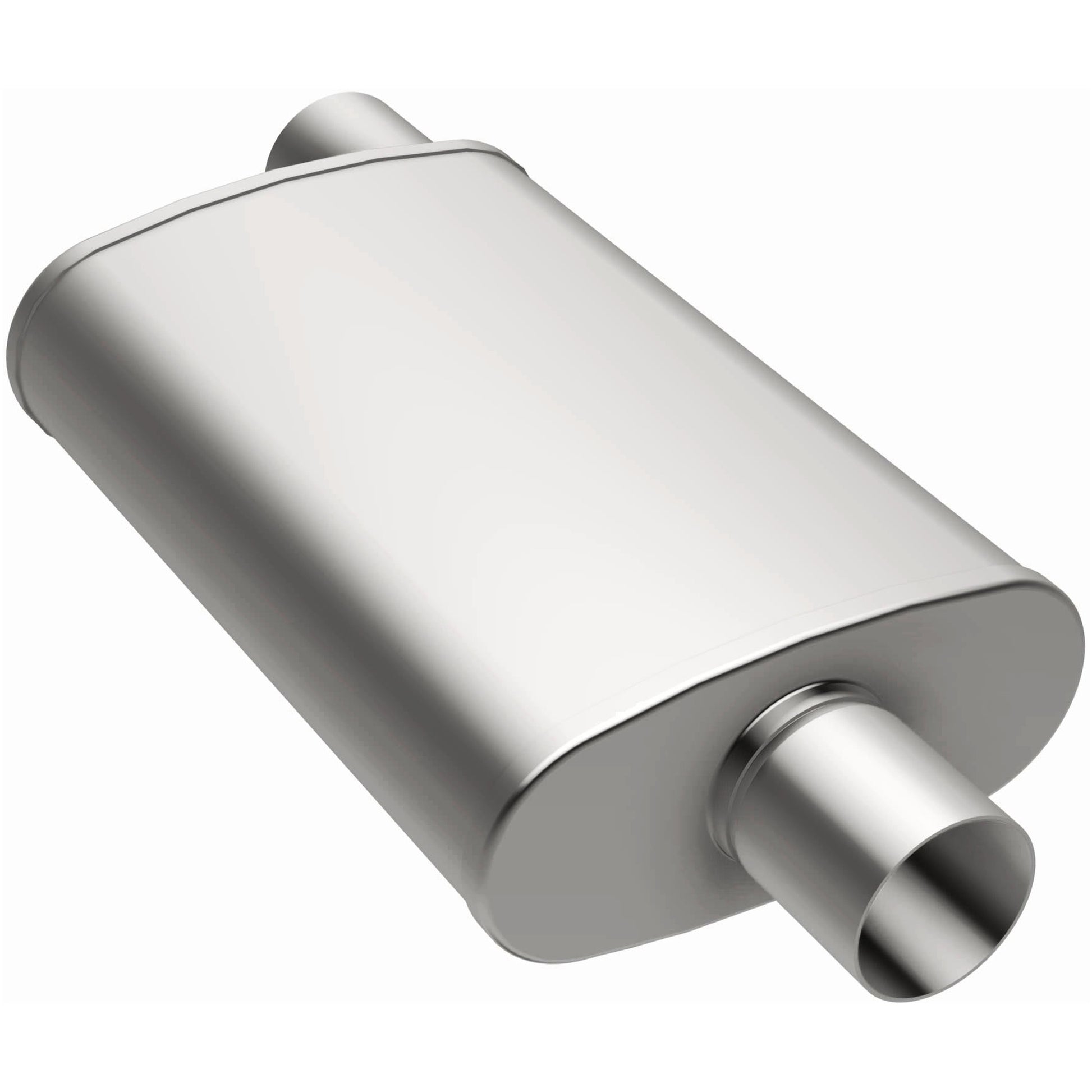 Straight-Through Performance Muffler; 2.5in. Offset/Center; 5x18x8 Body by MagnaFlow Exhaust Products