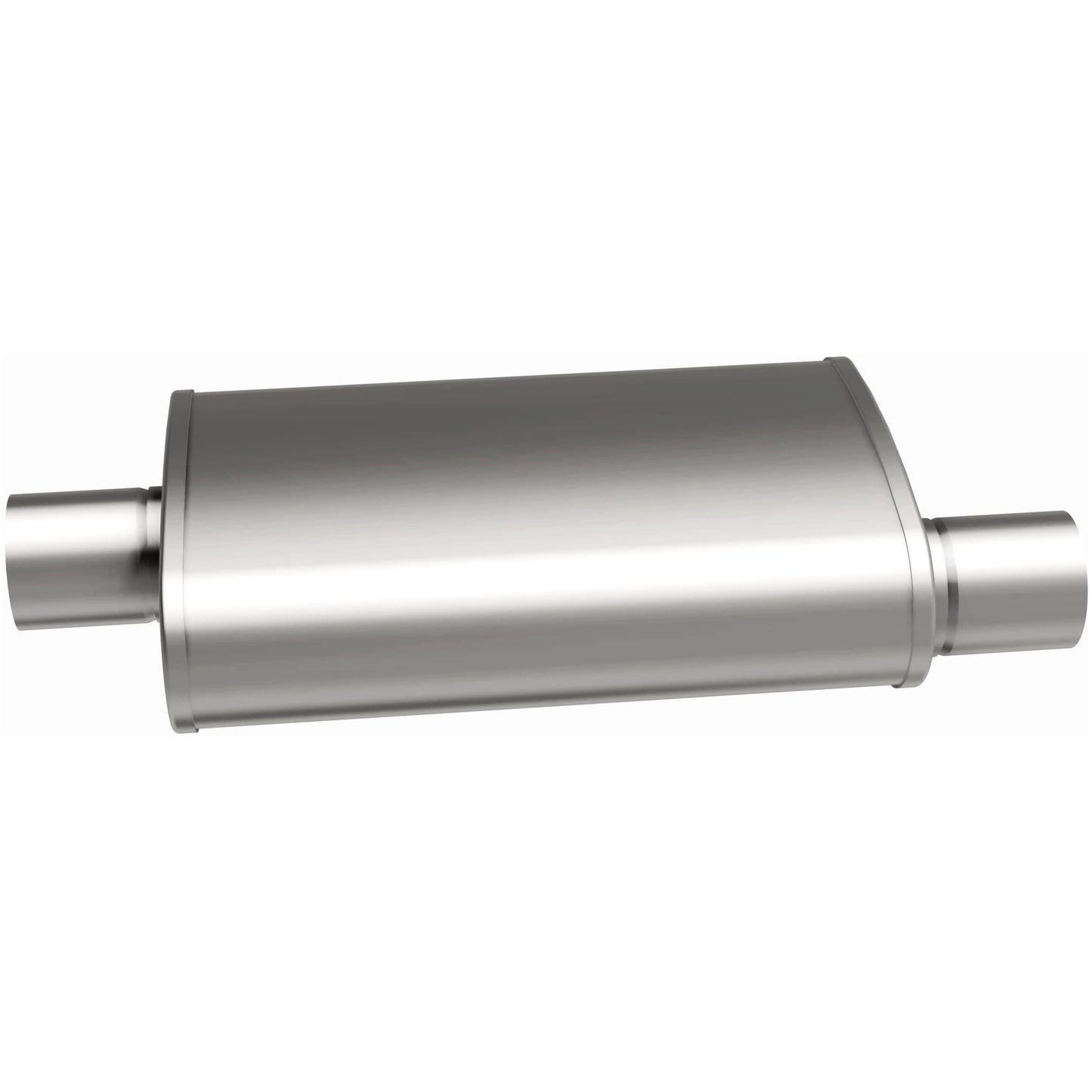 Straight-Through Performance Muffler; 2.5in. Offset/Center; 5x18x8 Body by MagnaFlow Exhaust Products