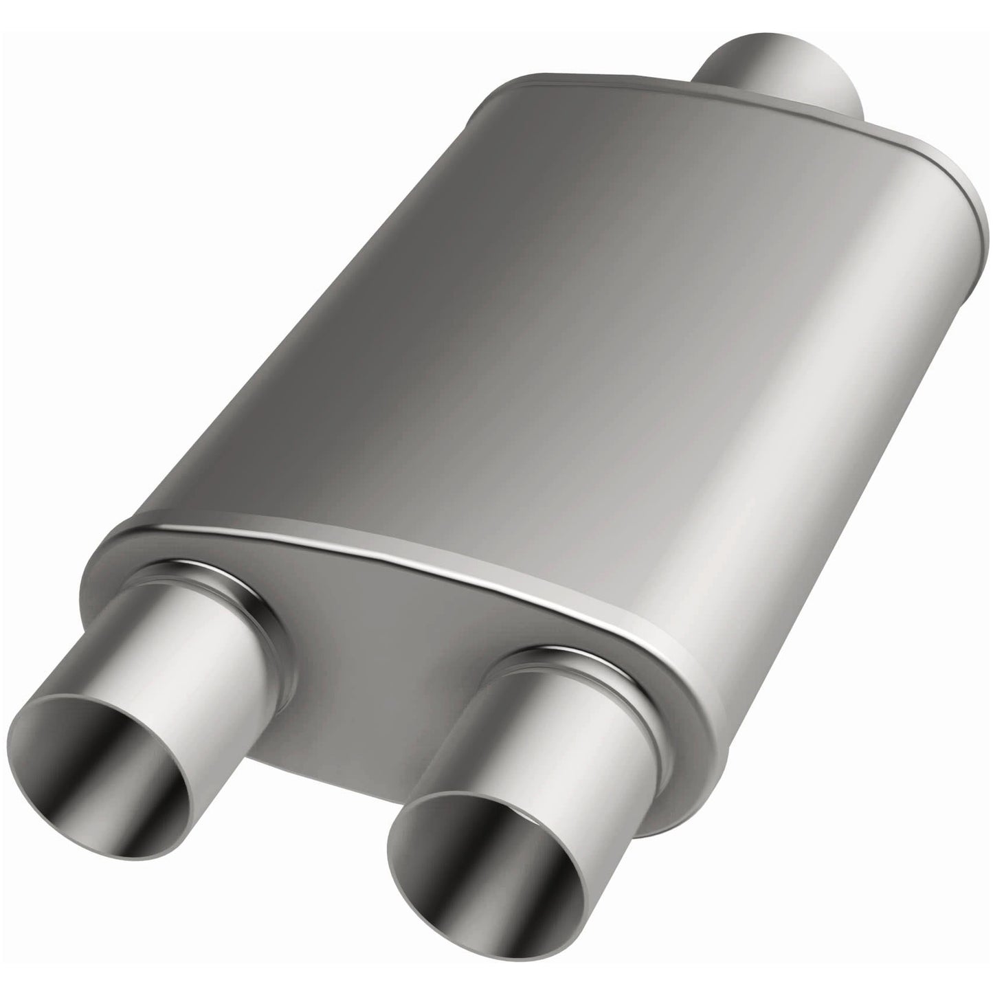 Straight-Through Performance Muffler; 3/2.25in. Center/Dual; 5x18x8 Body by MagnaFlow Exhaust Products