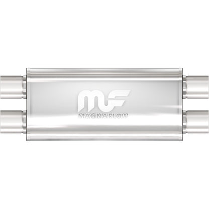 Magnaflow Straight-Through Performance Muffler; 3in. Dual/Dual; 5x18x8 Body by MagnaFlow Exhaust Products