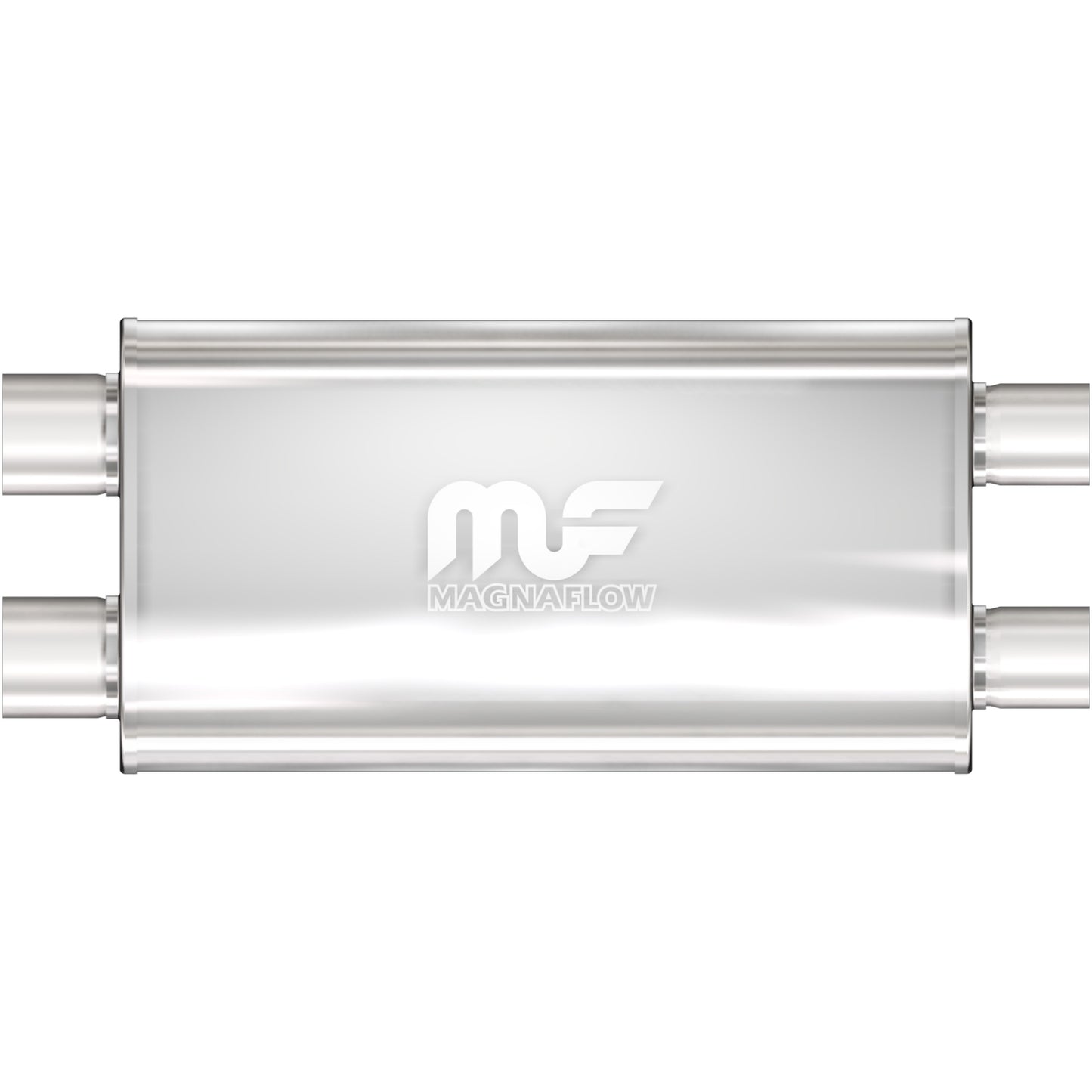 Magnaflow Straight-Through Performance Muffler; 2.5in. Dual/Dual; 5x22x11 Body by MagnaFlow Exhaust Products