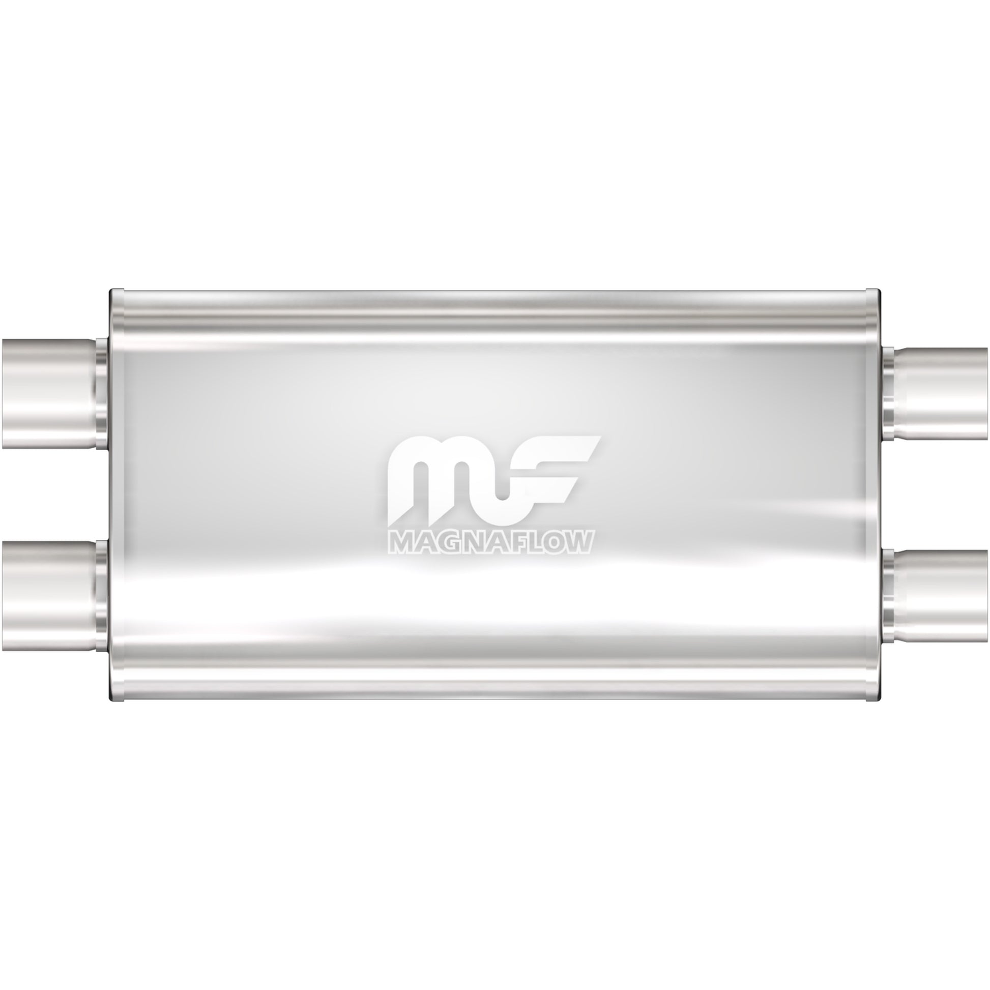 Magnaflow Straight-Through Performance Muffler; 2.5in. Dual/Dual; 5x22x11 Body by MagnaFlow Exhaust Products