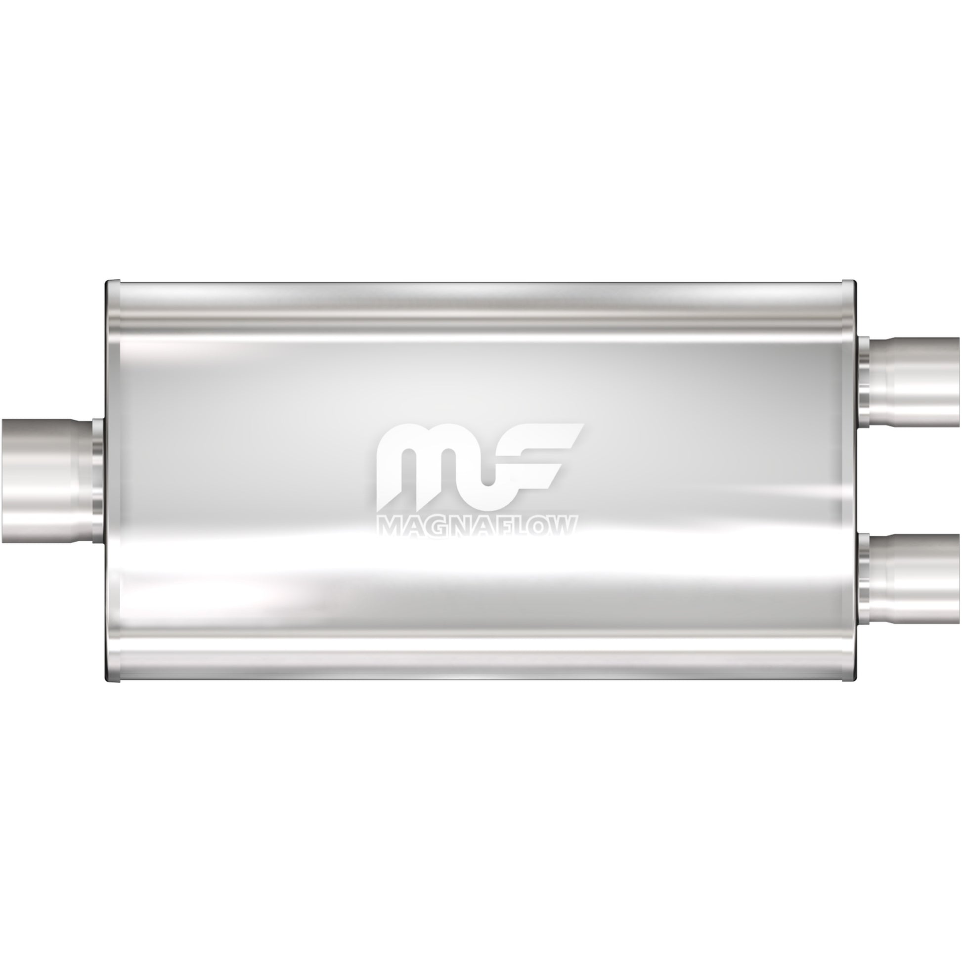 Straight-Through Performance Muffler; 3/2.5in. Center/Dual; 5x22x11 Body by MagnaFlow Exhaust Products