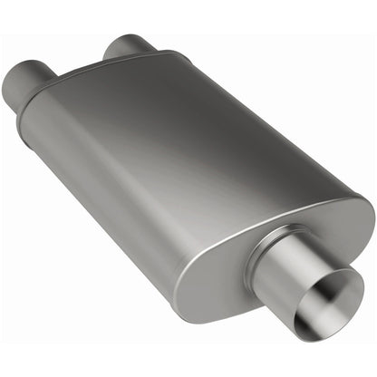 Straight-Through Performance Muffler; 3/2.5in. Center/Dual; 5x22x11 Body by MagnaFlow Exhaust Products