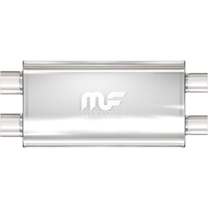 Magnaflow Straight-Through Performance Muffler; 3in. Dual/Dual; 5x22x11 Body by MagnaFlow Exhaust Products