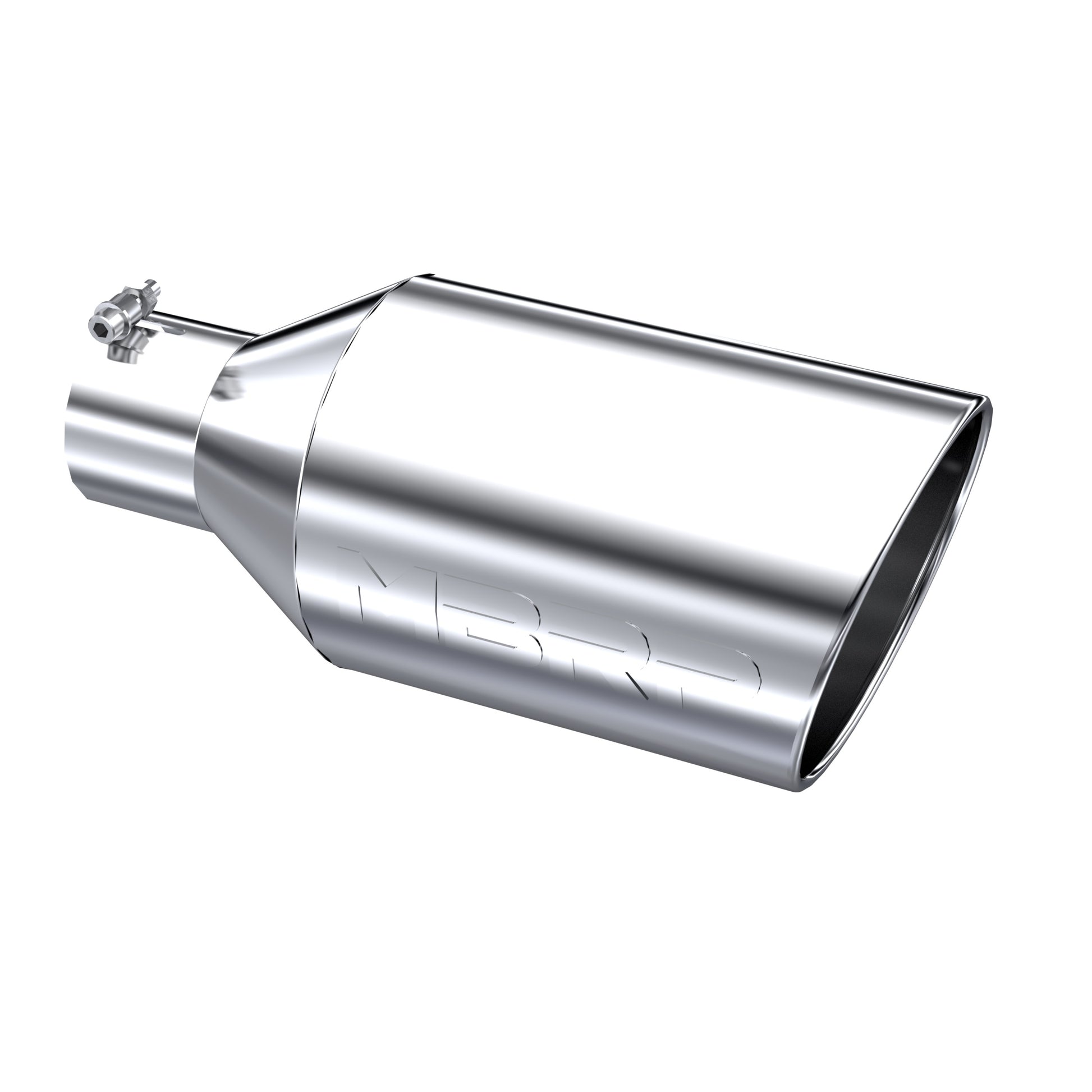 Tip. 8in. O.D.. Rolled End. 4in. inlet 18in. in length. T304 Stainless Steel. by MBRP Exhaust