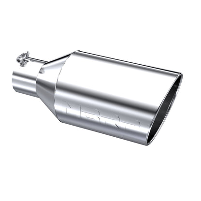 Tip. 8in. O.D.. Rolled End. 4in. inlet 18in. in length. T304 Stainless Steel. by MBRP Exhaust