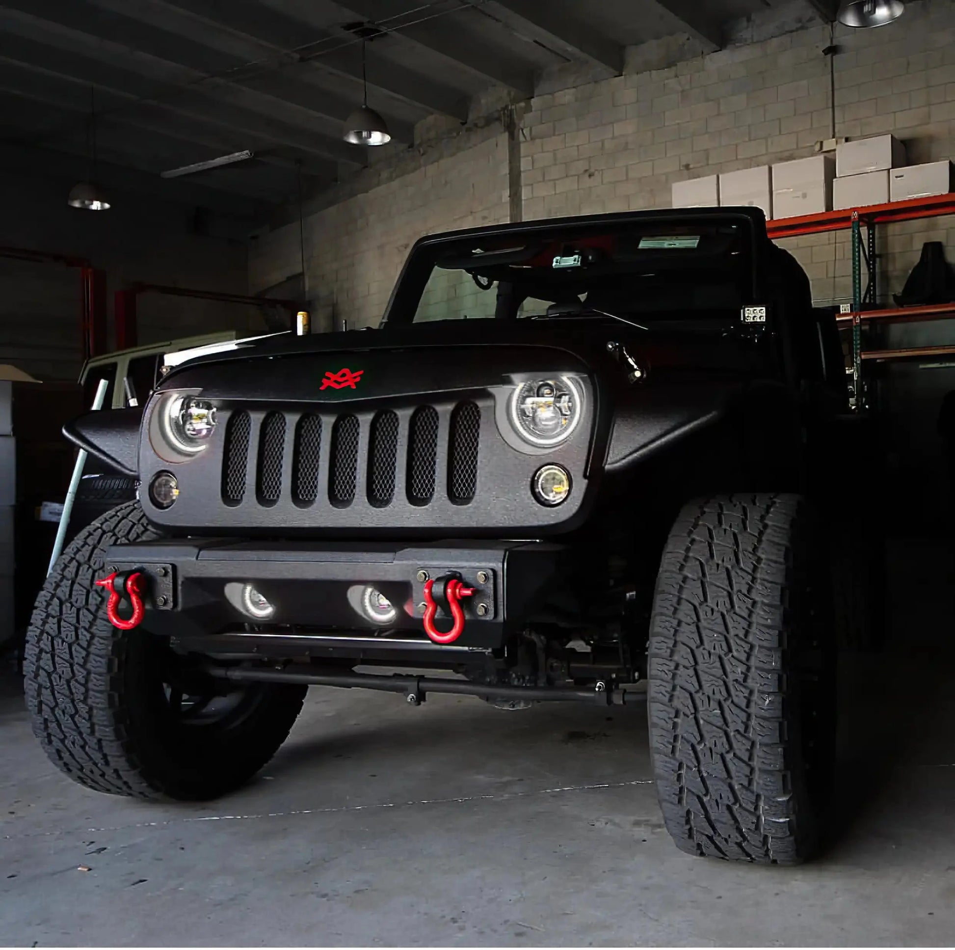 ORACLE Lighting 2007-2018 Jeep Wrangler JK LED Surface Mount Fog Light Halo Kit by ORACLE Lighting
