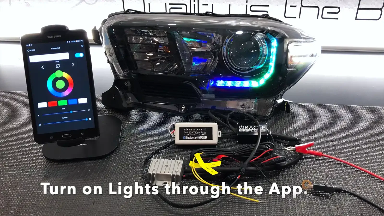 ORACLE Lighting 2016-2023 Toyota Tacoma Dynamic ColorSHIFT RGB+A Headlight DRL Kit by ORACLE Lighting