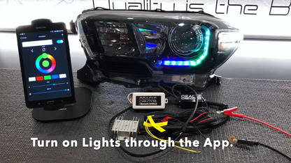 ORACLE Lighting 2016-2023 Toyota Tacoma Dynamic ColorSHIFT RGB+A Headlight DRL Kit by ORACLE Lighting