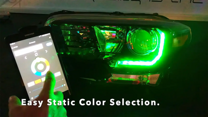 ORACLE Lighting 2016-2023 Toyota Tacoma Dynamic ColorSHIFT RGB+A Headlight DRL Kit by ORACLE Lighting