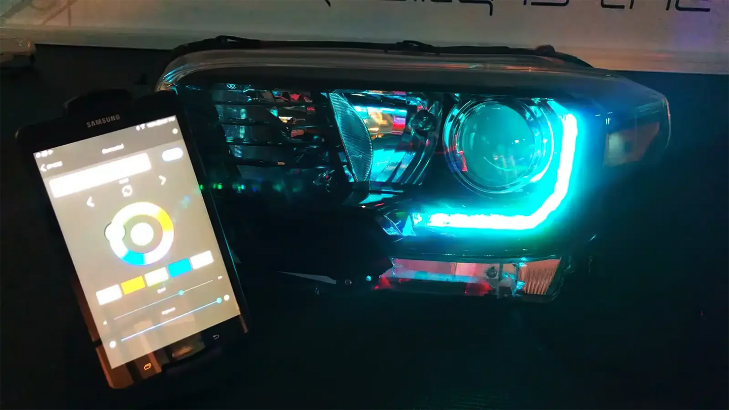 ORACLE Lighting 2016-2023 Toyota Tacoma Dynamic ColorSHIFT RGB+A Headlight DRL Kit by ORACLE Lighting