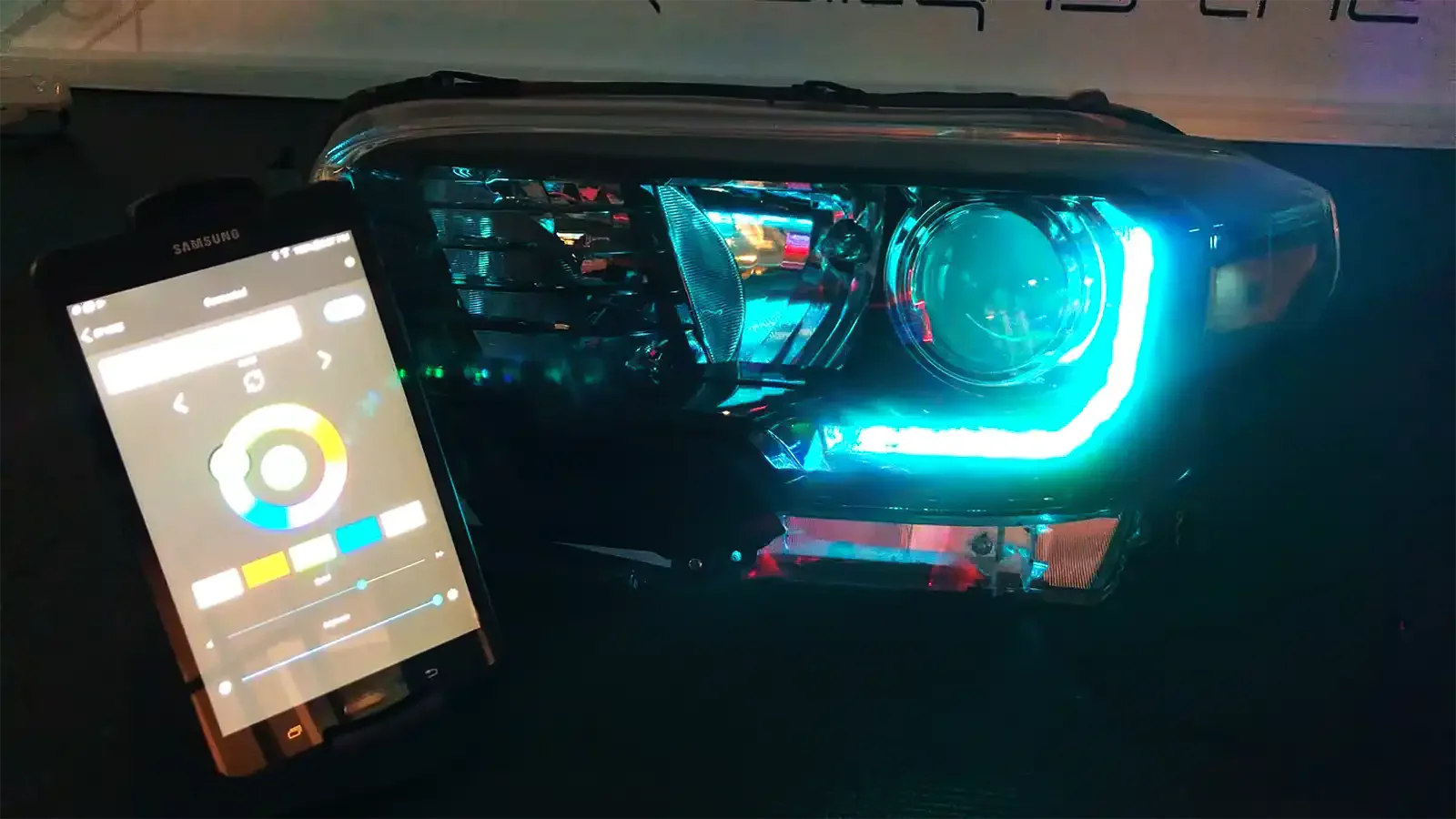 ORACLE Lighting 2016-2023 Toyota Tacoma Dynamic ColorSHIFT RGB+A Headlight DRL Kit by ORACLE Lighting