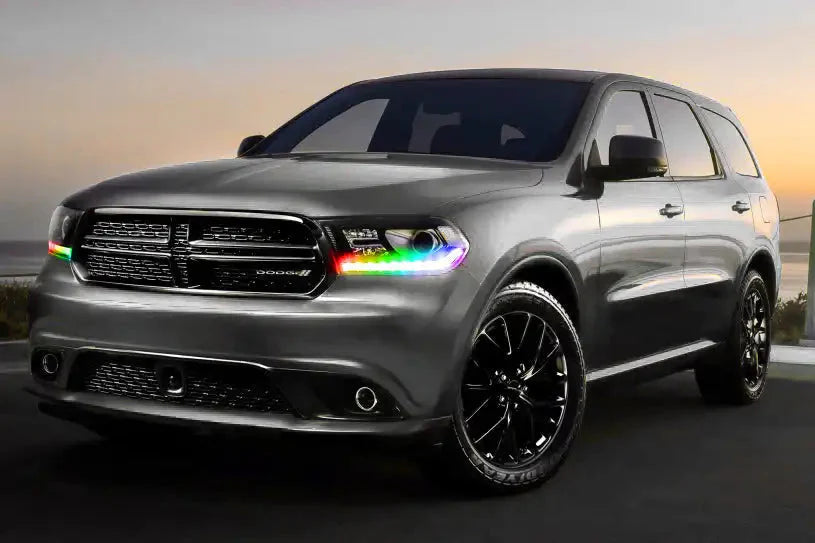 ORACLE Lighting 2016-2020 Dodge Durango Dynamic ColorSHIFT RGB Headlight DRL Kit by ORACLE Lighting