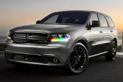 ORACLE Lighting 2016-2020 Dodge Durango Dynamic ColorSHIFT RGB Headlight DRL Kit by ORACLE Lighting