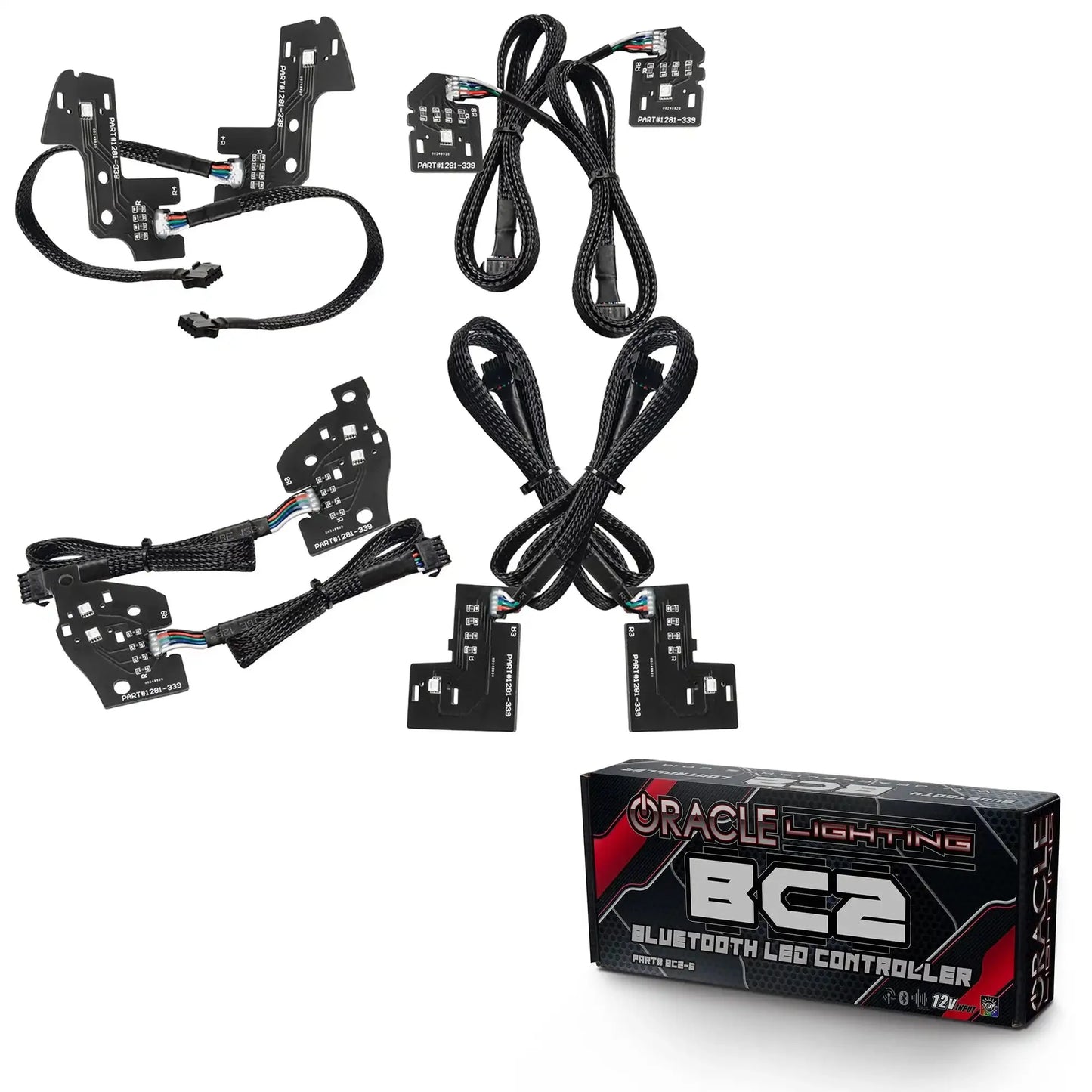 ORACLE Lighting 2019-2024 Dodge RAM 1500 ColorSHIFT RGB+W Headlight DRL Upgrade Kit - Reflector LED Headlights by ORACLE Lighting
