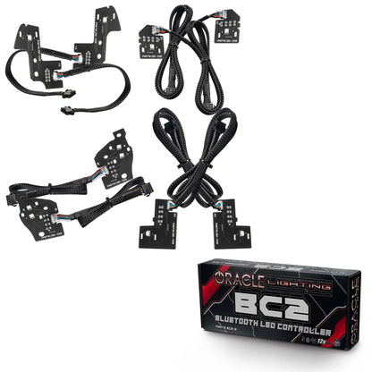 ORACLE Lighting 2019-2024 Dodge RAM 1500 ColorSHIFT RGB+W Headlight DRL Upgrade Kit - Reflector LED Headlights by ORACLE Lighting