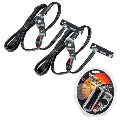 ORACLE Lighting 2015-2024 Nissan GT-R ColorSHIFT "Lightning Bolt" RGB+W Headlight DRL Upgrade Kit by ORACLE Lighting