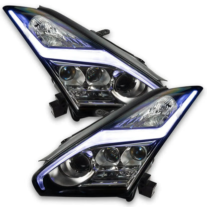 ORACLE Lighting 2015-2024 Nissan GT-R ColorSHIFT "Lightning Bolt" RGB+W Headlight DRL Upgrade Kit by ORACLE Lighting