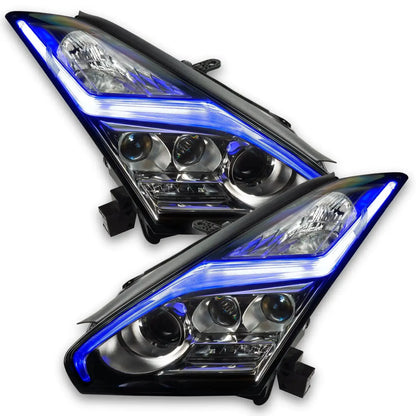 ORACLE Lighting 2015-2024 Nissan GT-R ColorSHIFT "Lightning Bolt" RGB+W Headlight DRL Upgrade Kit by ORACLE Lighting