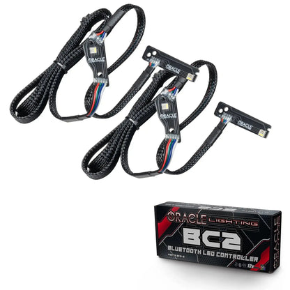 ORACLE Lighting 2015-2024 Nissan GT-R ColorSHIFT "Lightning Bolt" RGB+W Headlight DRL Upgrade Kit by ORACLE Lighting